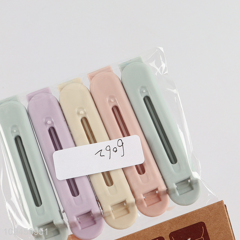 New arrival reusable snack bag sealing clips set