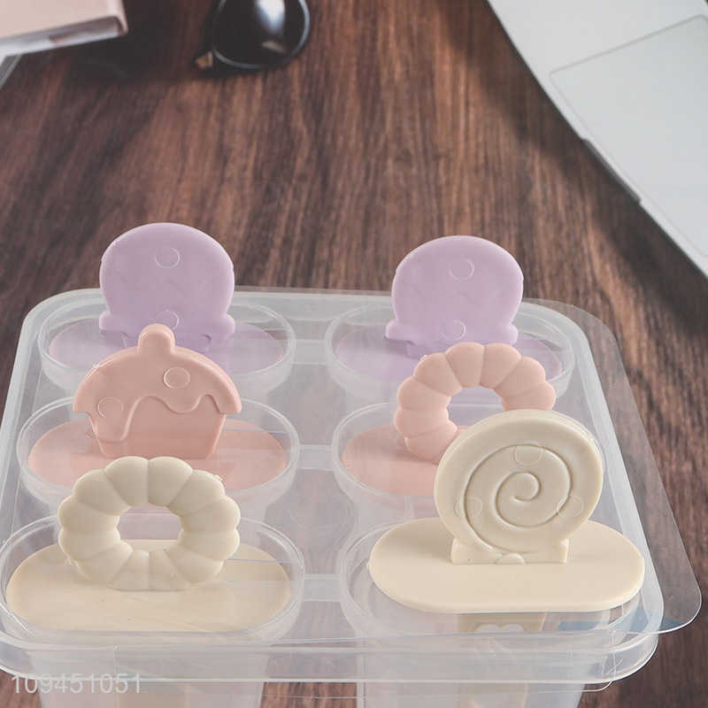 Top sale reusable ice mould popsicle mold