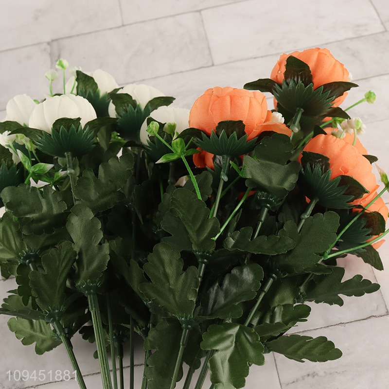China products lifelike polyester decorative artificial flowers