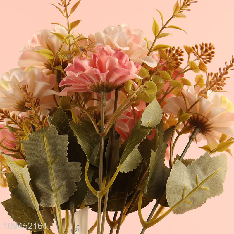 Best selling natural indoor decor artificial flower bunches