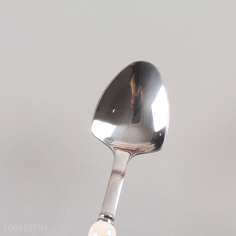 China wholesale stainless steel tableware spoon for home restaurant