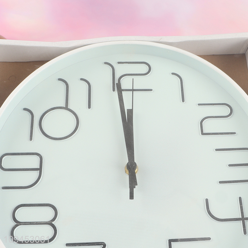 China factory round white wall clocks hanging clocks