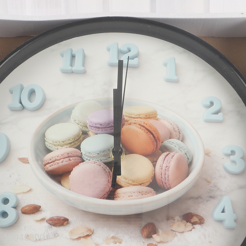 China wholesale round wall decor quartz wall clock