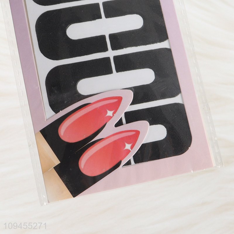Low price finger protector sticker for nail polish