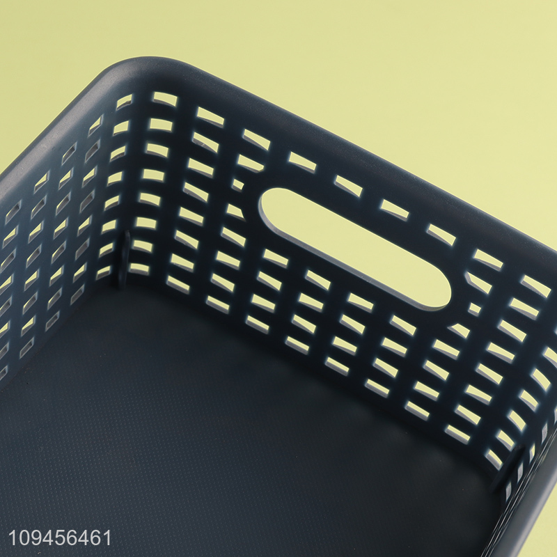 Hot selling hollow storage basket with handle