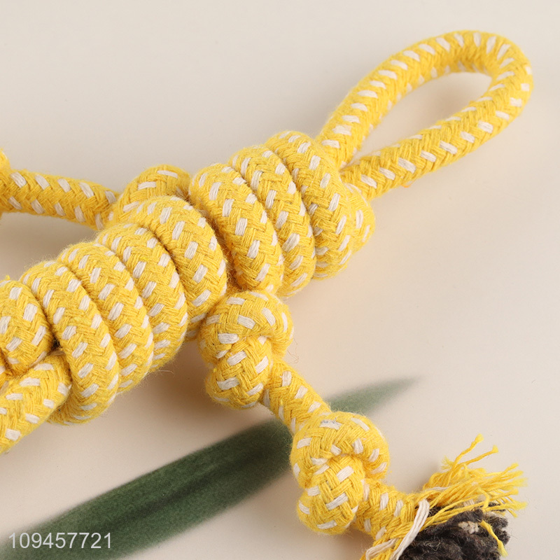 New product yellow pet chew toys for sale