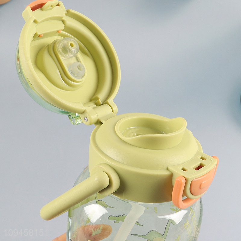 China wholesale dinosaur printed water bottle drinking bottle