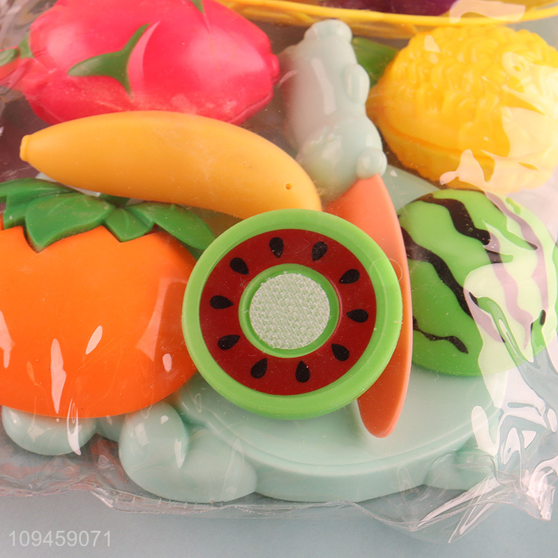 New product pretend play fruit cutting toy set