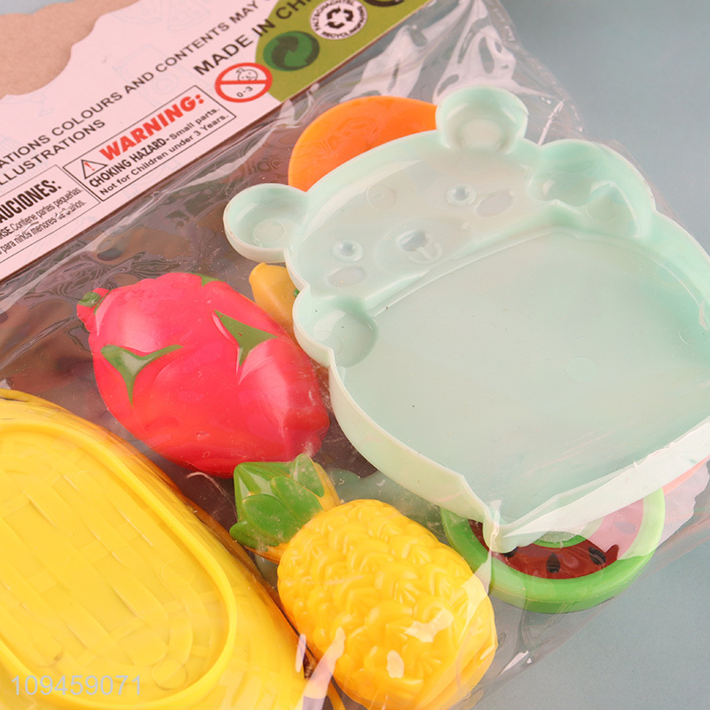New product pretend play fruit cutting toy set