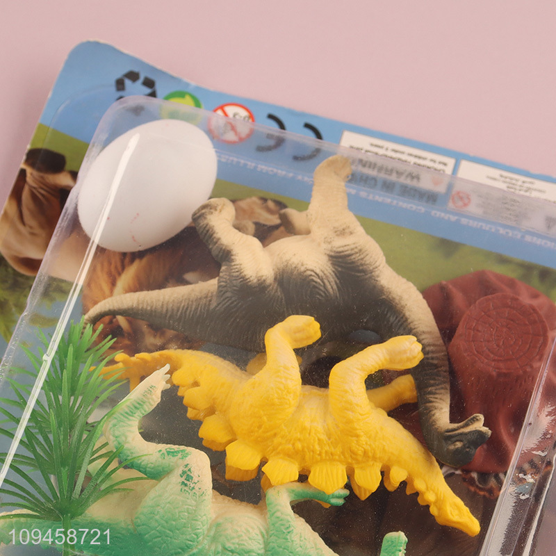 Wholesale 3pcs dinosaur animal model toy set