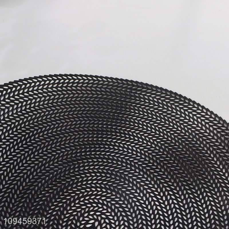 China wholesale hollow pvc place mats for tabletop decor
