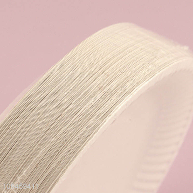 Hot selling round white disposable paper plate