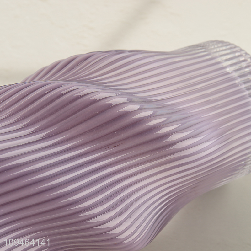 Hot sale purple flower vase for home decor