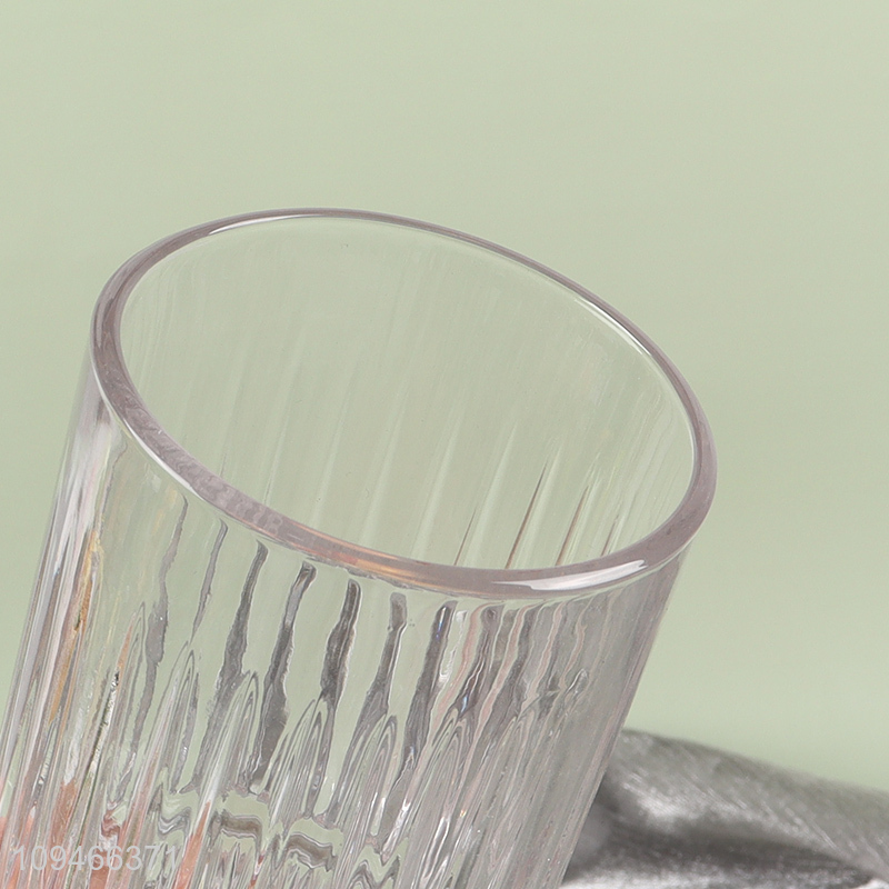 Low price clear glass water cup drinking cup