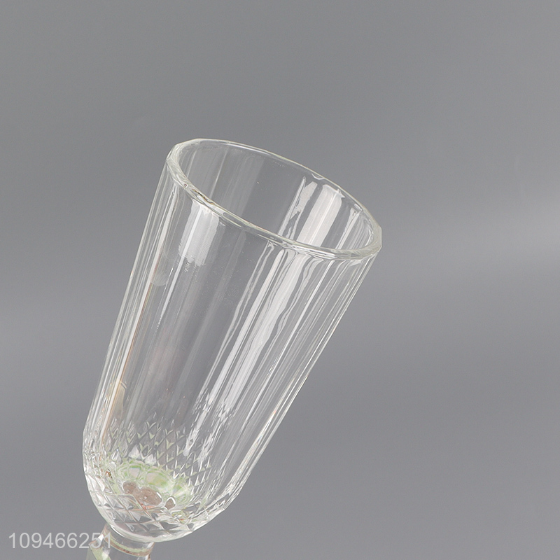 Best sale glass goblet cup champagne glasses