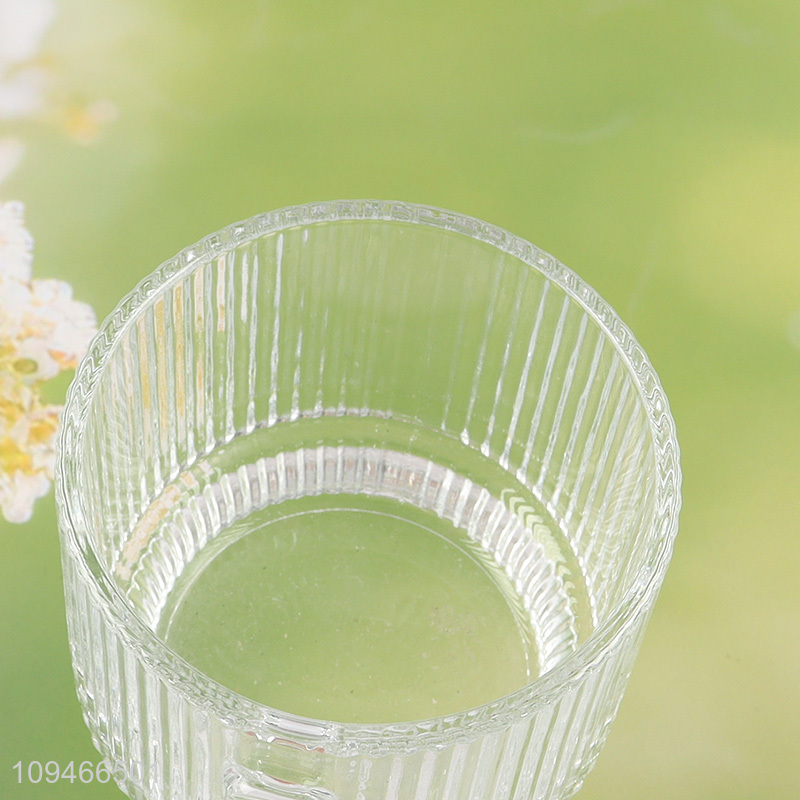 Good selling creative glass coffee cup with handle