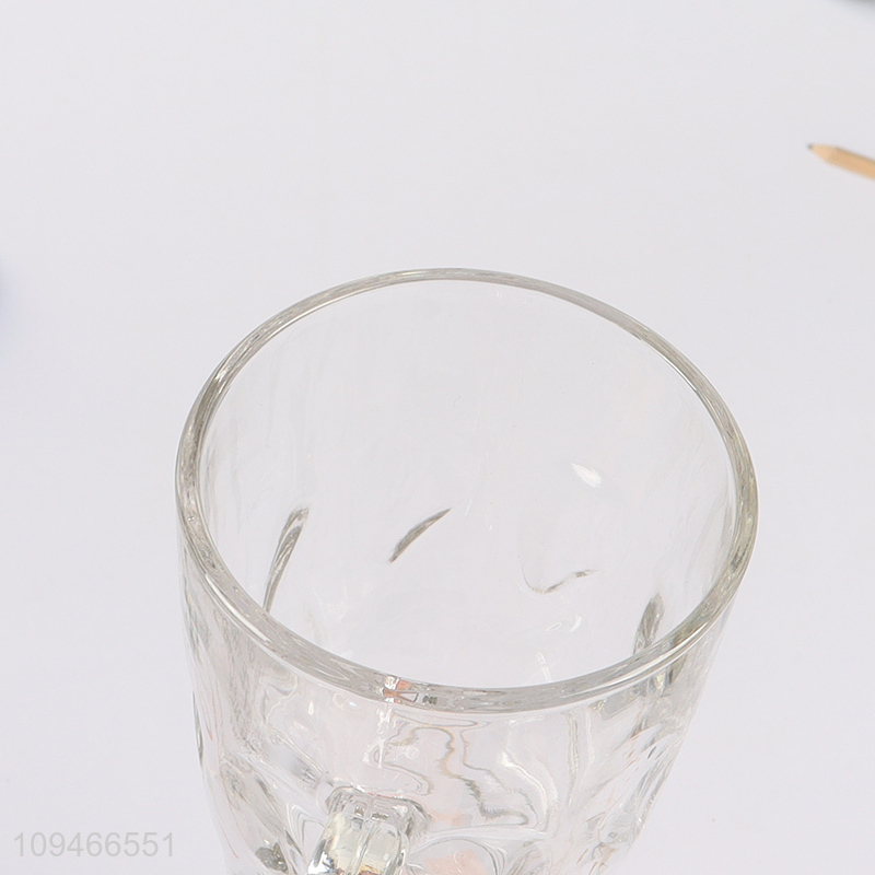 Factory supply clear glass coffee cup drinking cup