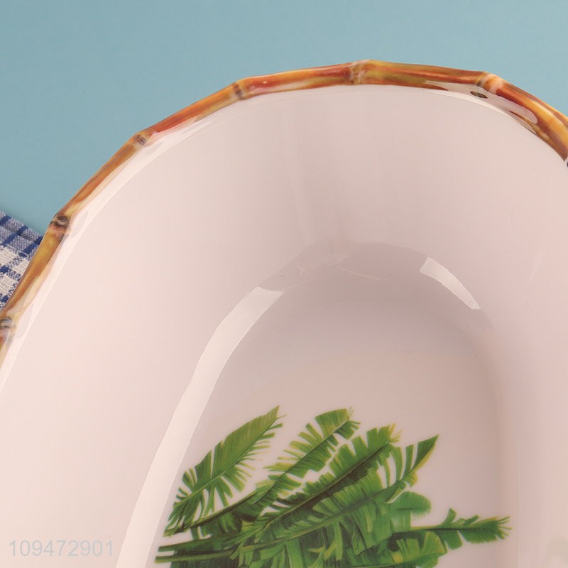 Top sale thickened melamine tableware plate wholesale
