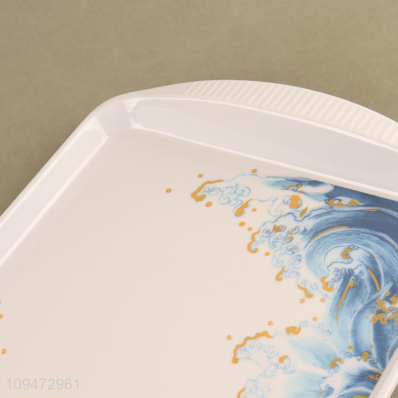 Factory supply melamine storage tray serving tray