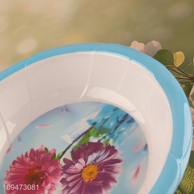 Hot sale flower printed melamine food bowl tableware bowl