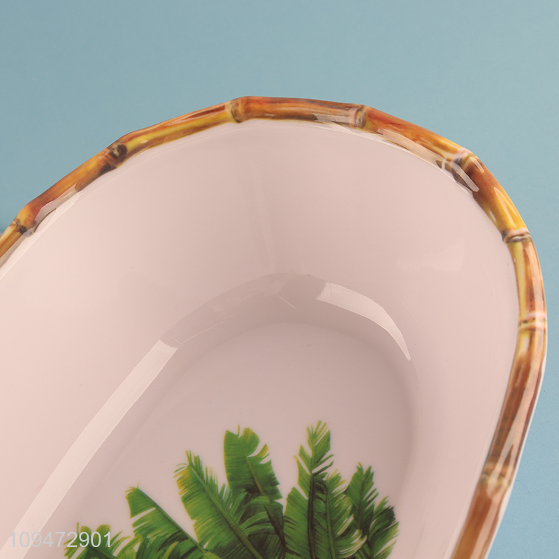 Top sale thickened melamine tableware plate wholesale