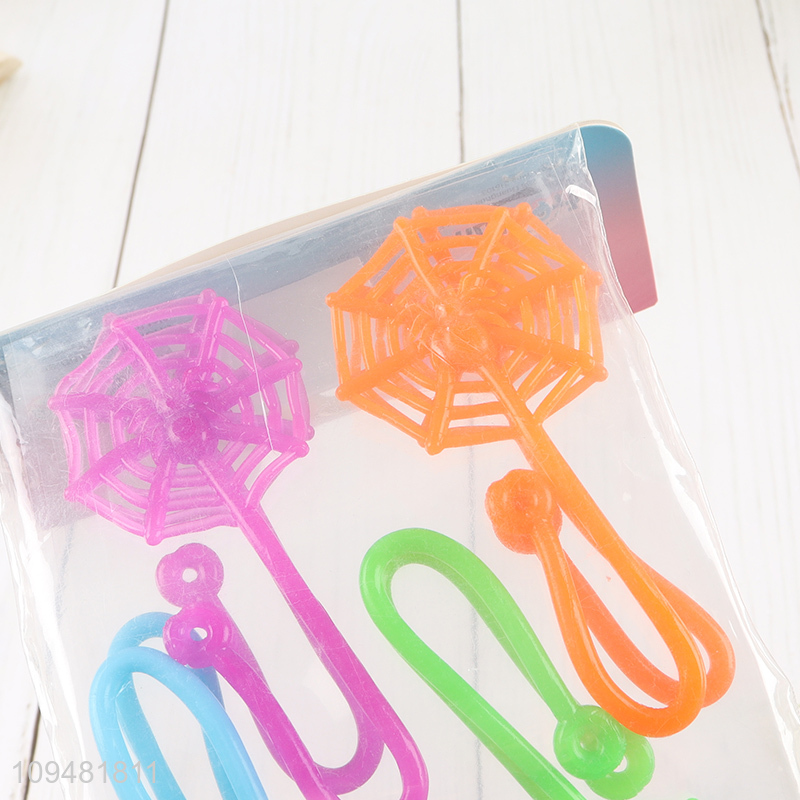 China products stretchy sticky spider web toy