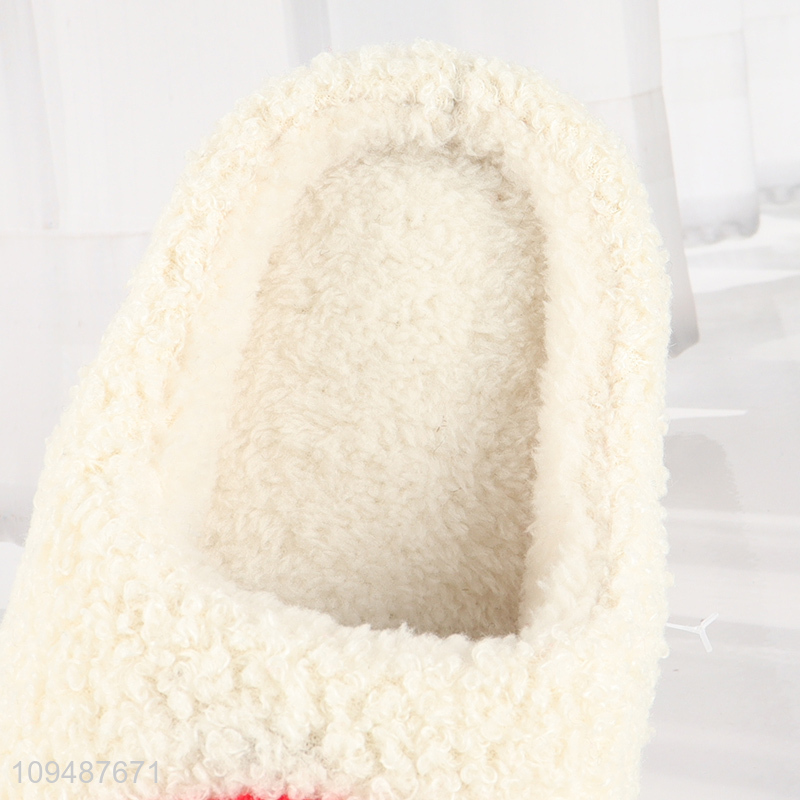 Low price winter warm home slippers for girls