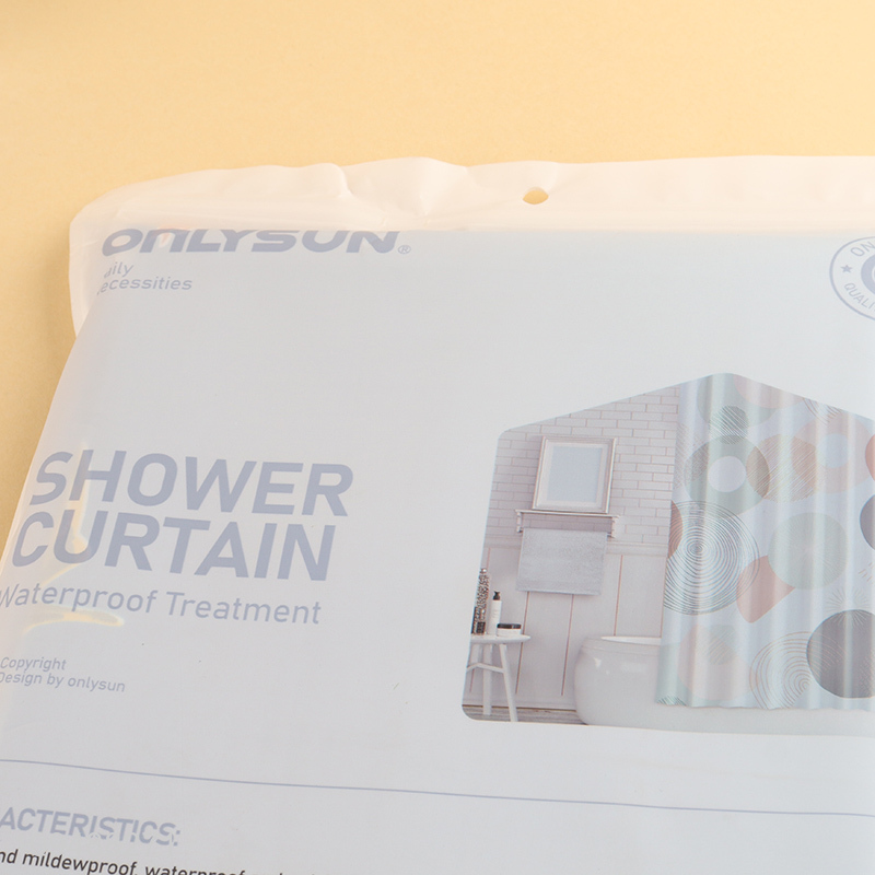 Best sale waterproof polyester shower curtain wholesale