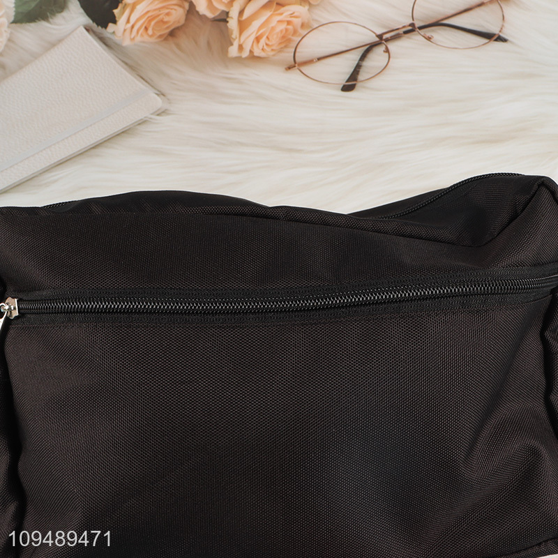 China supplier black cosmetic bag makeup bag