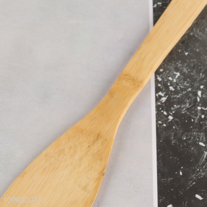 China wholesale bamboo cooking spatula for kitchen utensil