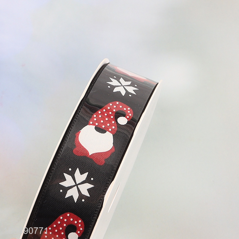 Top products printed polyester gift wrapping ribbon