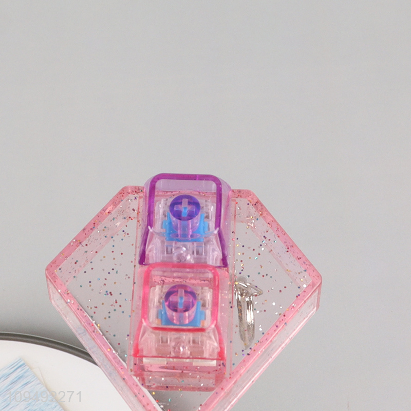 Low price stress relief keychain key rings for gifts