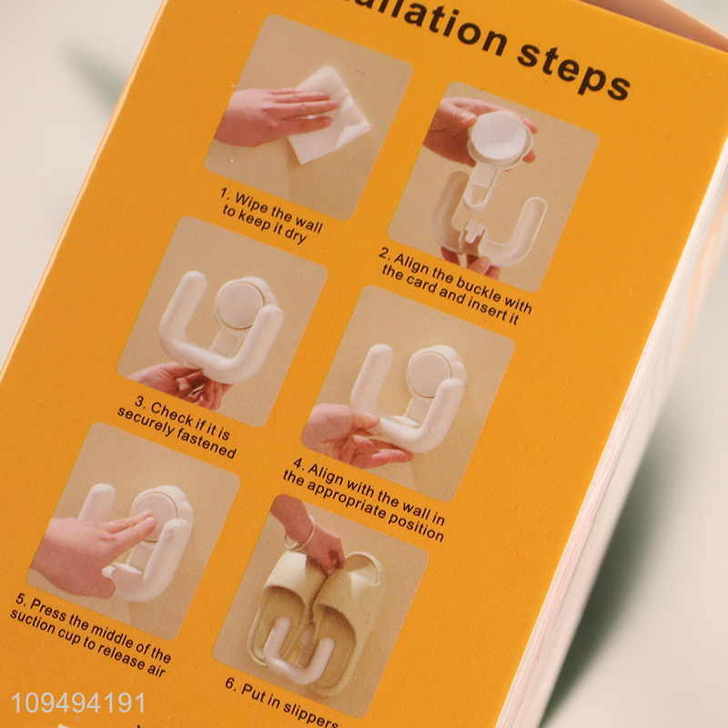 Top sale suction slipper rack for household