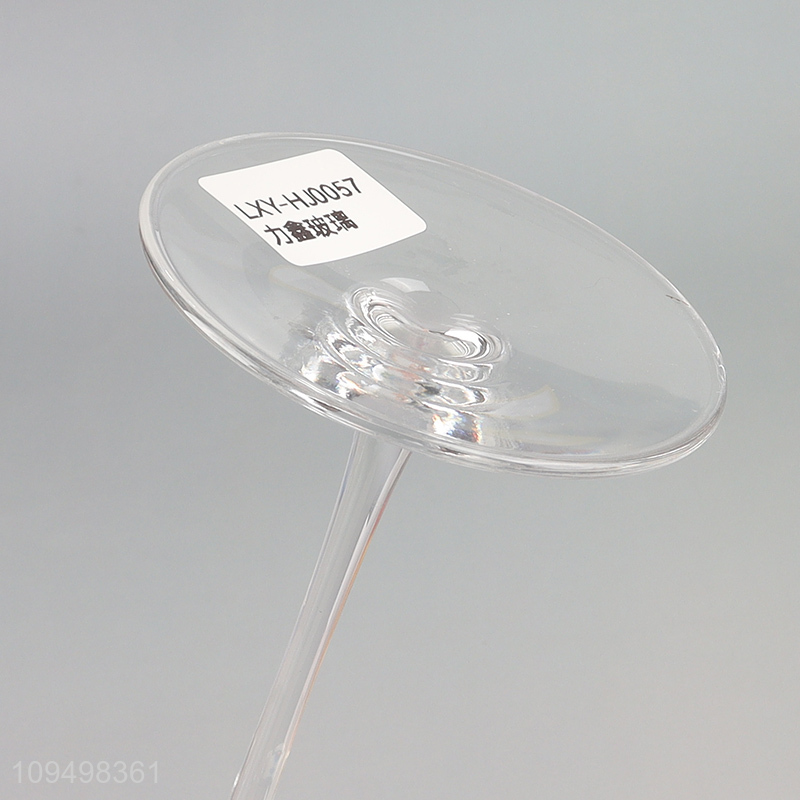 Good price glass unbreakable wine cup goblet cup