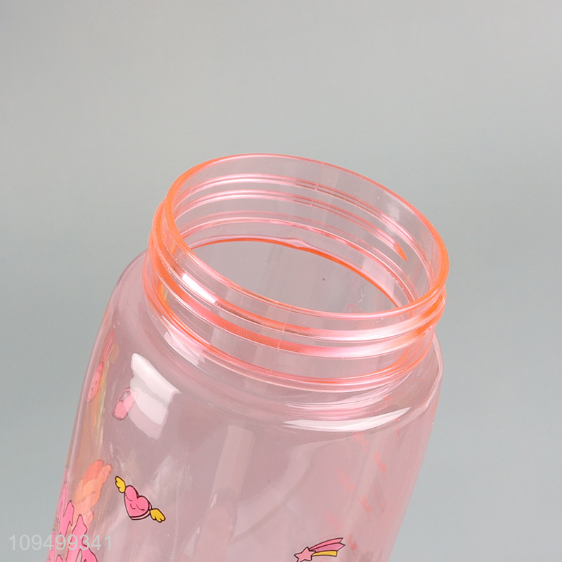 Top selling portable plastic water bottle with handle