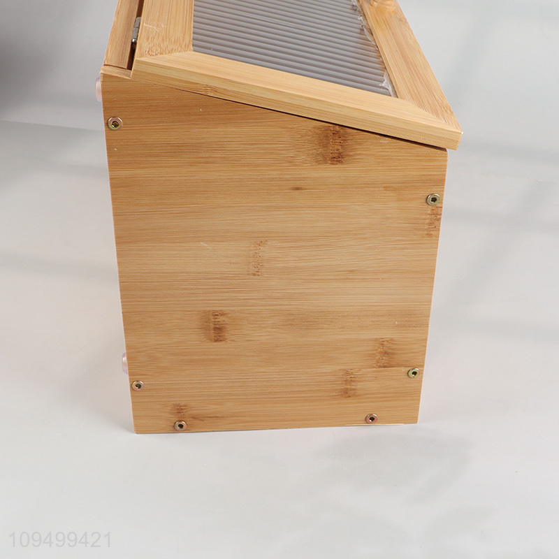 New arrival bamboo bread box storage box