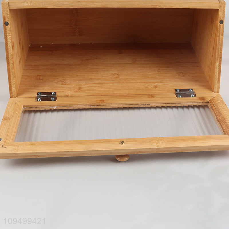 New arrival bamboo bread box storage box