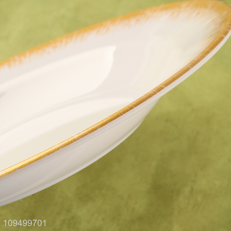 Good sale melamine plate deep serving plate