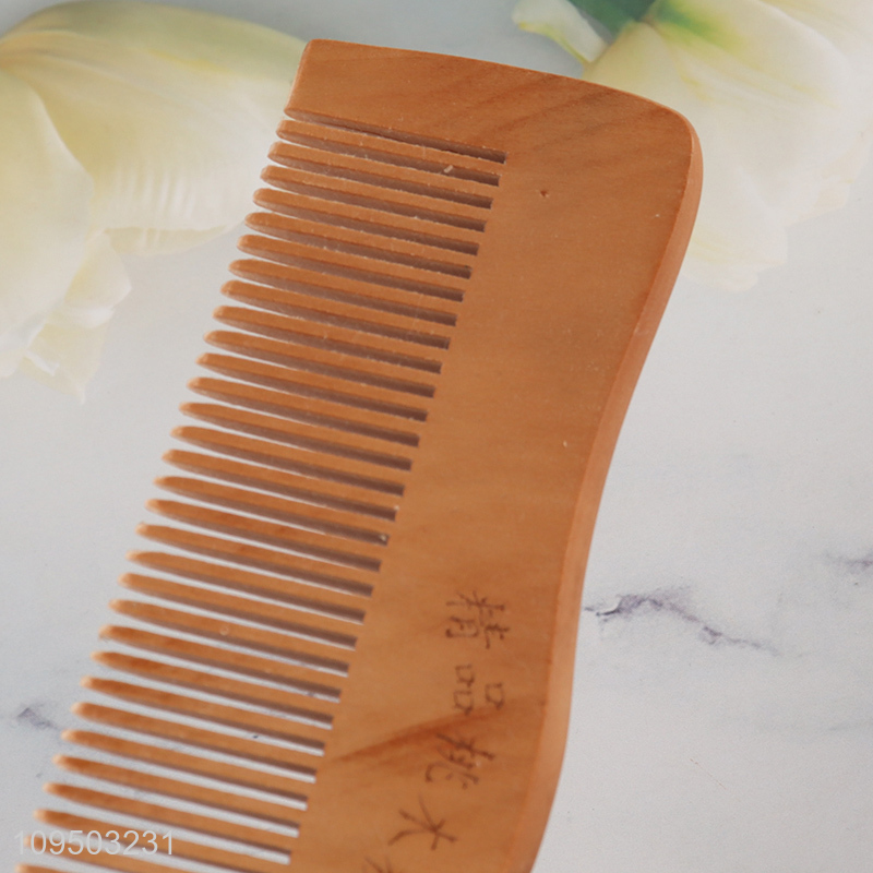 Low price wood comb anti-static hair comb
