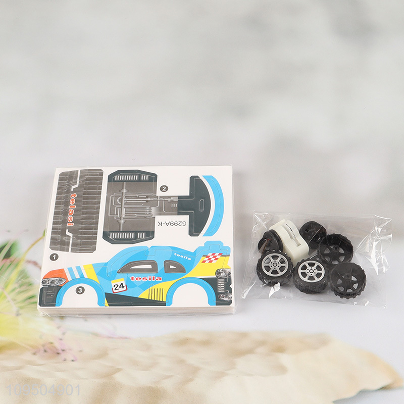 China products racing car 3d puzzle toys for kids