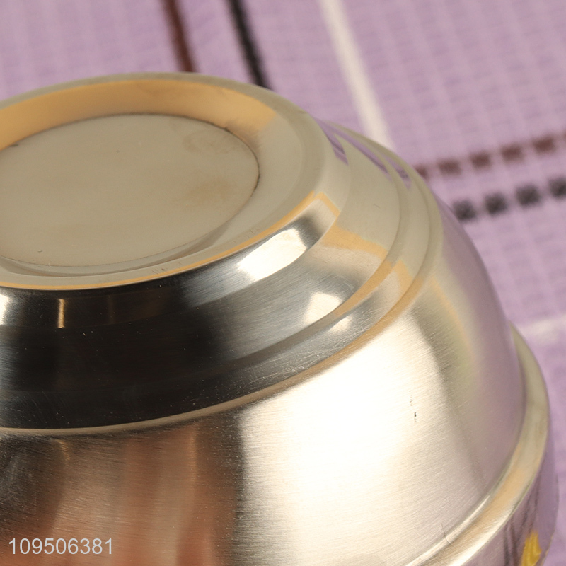 Latest products   round stainless steel tableware bowl