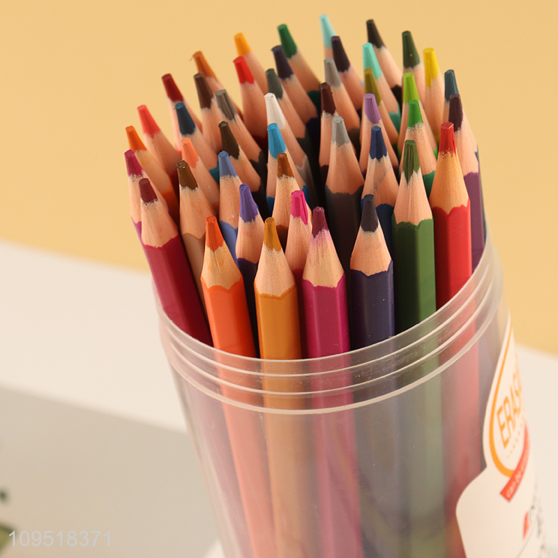 Low price child erasable colored pencil pack