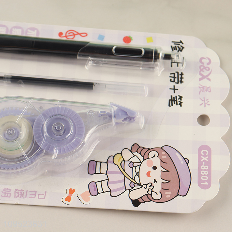 Good selling correction tape and pen set