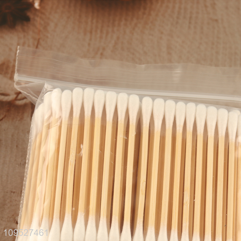 Hot selling 180pcs bamboo stick cotton swabs
