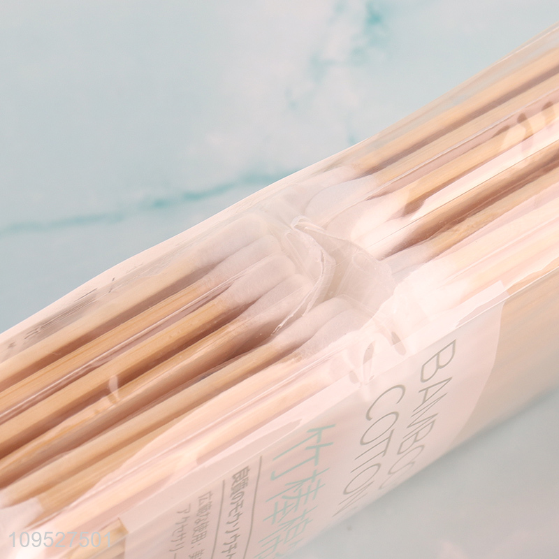 China supplier daily use bamboo cotton swabs set