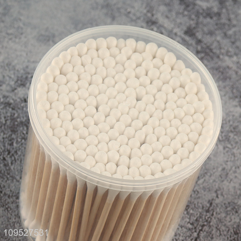 Latest products 200pcs bamboo stick cotton swabs