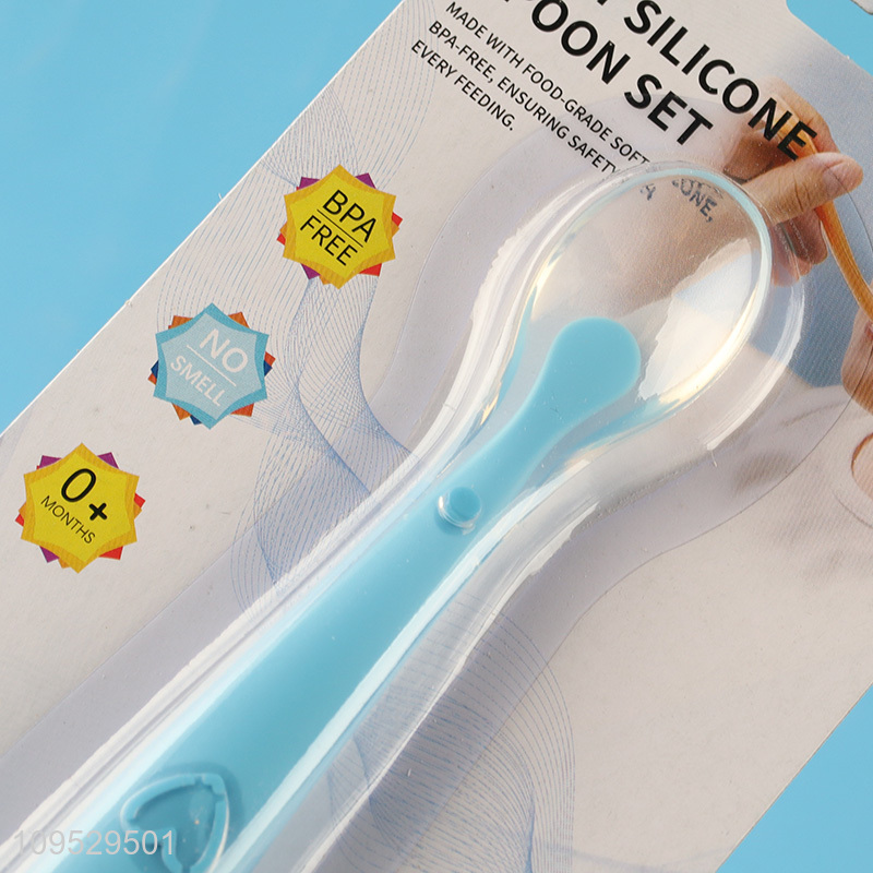 Newborn Baby Silicone Spoon For Water And Food
