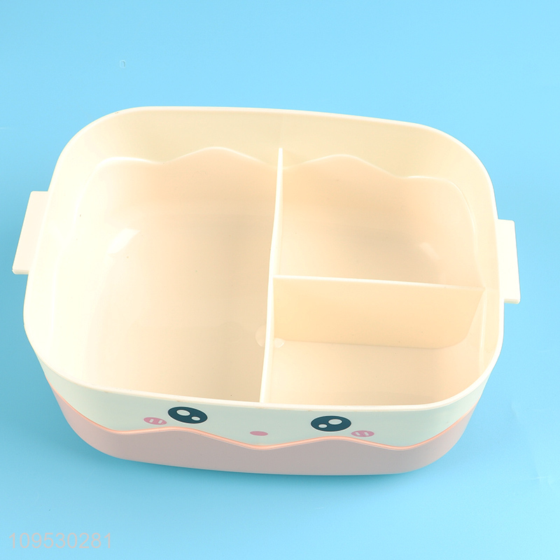 Yiwu market 1200ml portable lunch box with spoon and fork