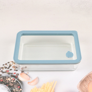 China wholesale glass food container preservation box for kitchen