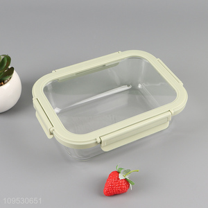 China supplier home kitchen glass food container preservation box